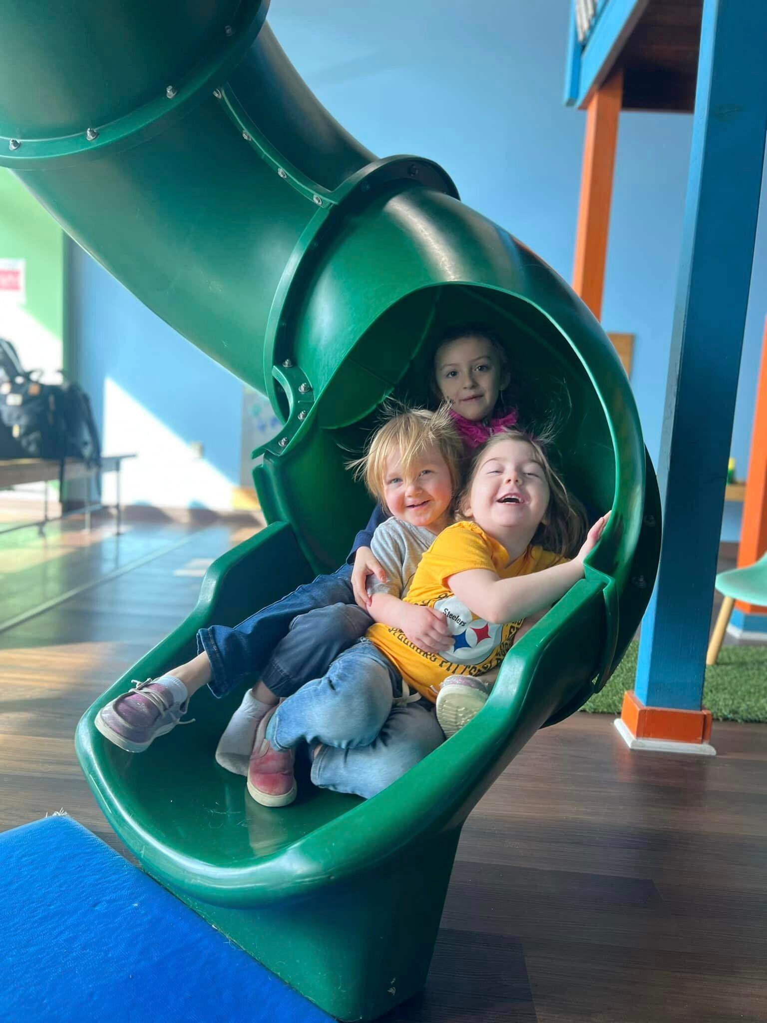 Indoor Play Area - Parent's can engage with eachother while kids do what kids do best, play!